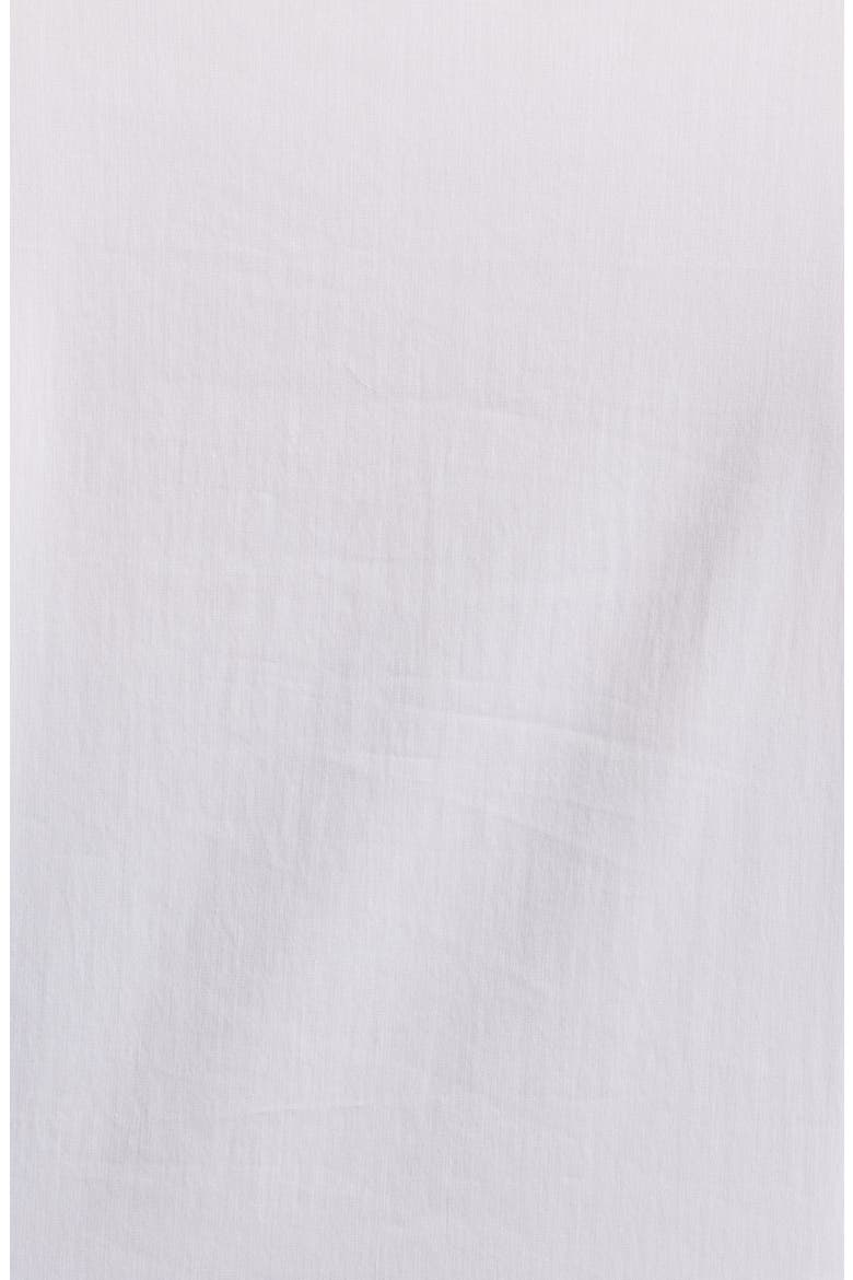Cotton Blend Poplin Button-Up Shirt, Alternate, color, BRIGHT WHITE