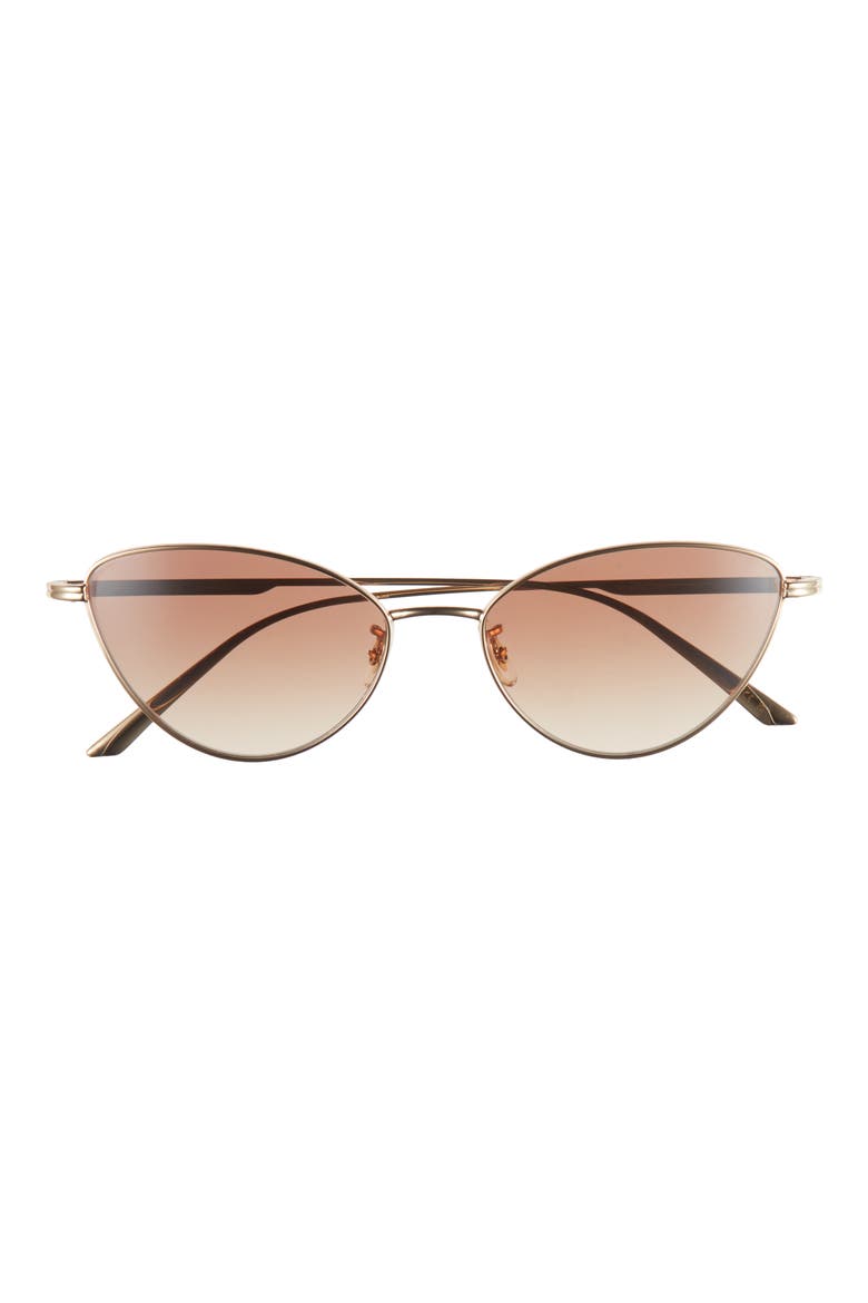 x KHAITE 1998C 56mm Cat Eye Sunglasses, Main, color, GOLD