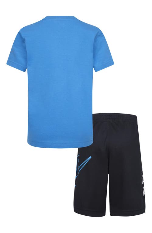 Nike 'just Do It' Shorts & T-shirt Set In Multi