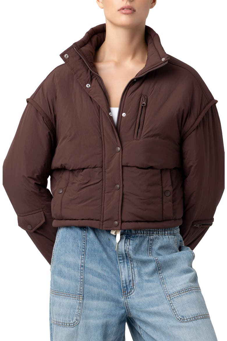 Insulated Crop Jacket, Main, color, WINNING STREAK