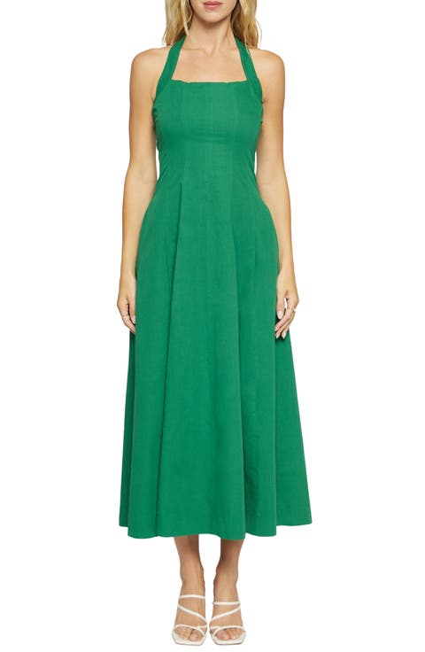 Portofino Bliss Halter Midi Dress
