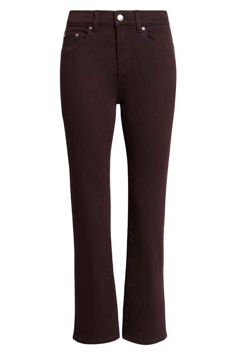 Mara Instasculpt™ Mid Rise Ankle Straight Leg Jeans, Alternate, color, VIOLA