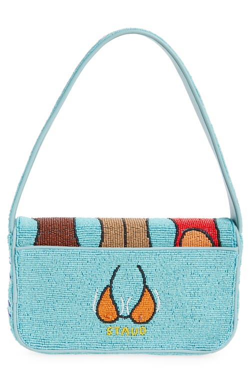 Staud Tommy Beaded Shoulder Bag