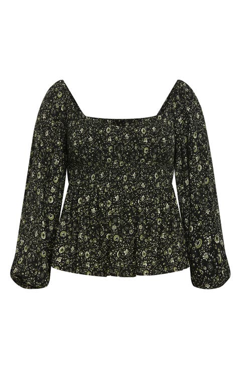 Monroe Smocked Top (Plus)