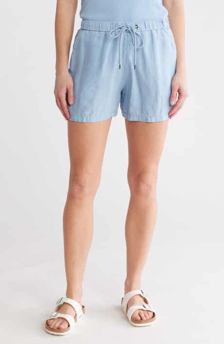 James Perse Linen Drawstring Shorts