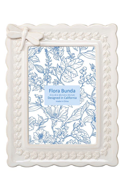 Dragonfly Ceramic Picture Frame