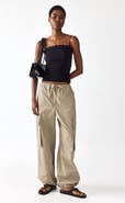 H&M Lace-trimmed Strappy Top