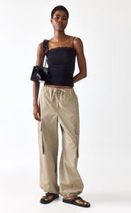 H&M Lace-trimmed Strappy Top