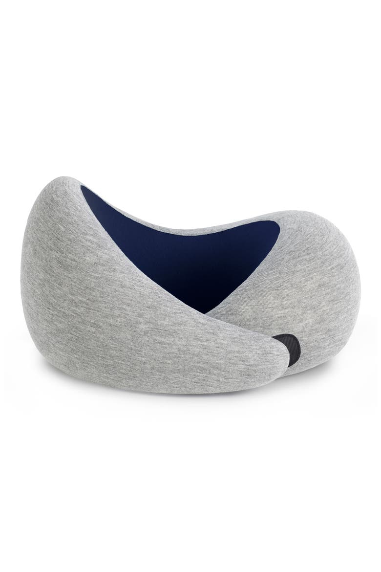 Go Memory Foam Travel Pillow, Main, color, DEEP BLUE