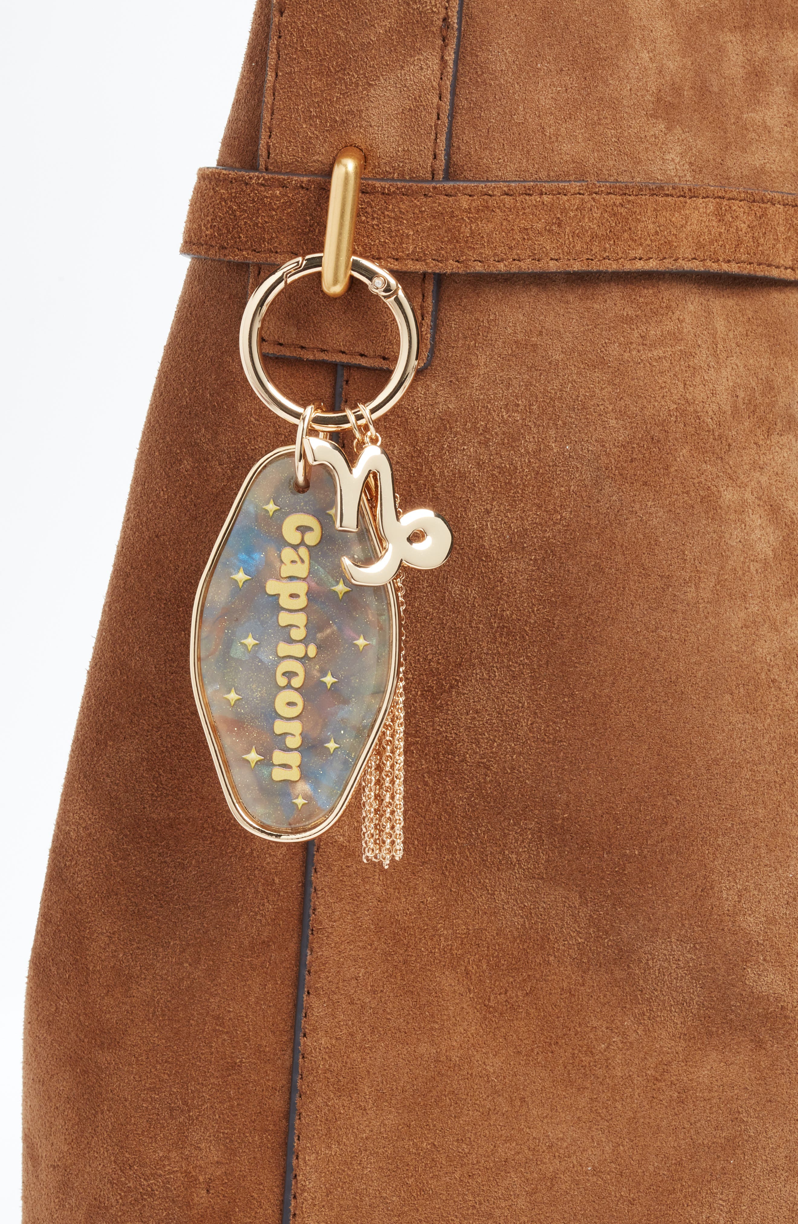 Chelsea28 Horoscope Bag Charm, Alternate, color, Capricorn- Gold Multi