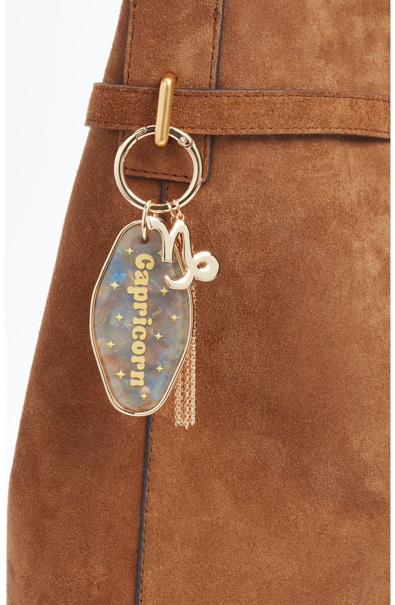 Chelsea28 Horoscope Bag Charm, Alternate, color, Capricorn- Gold Multi