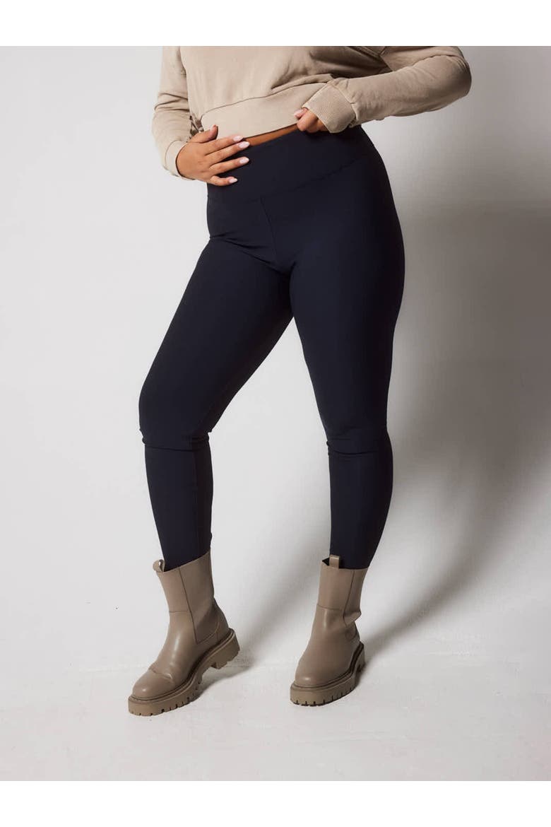 Winter Everyday High Waisted Leggings, Main, color, Vintage Navy