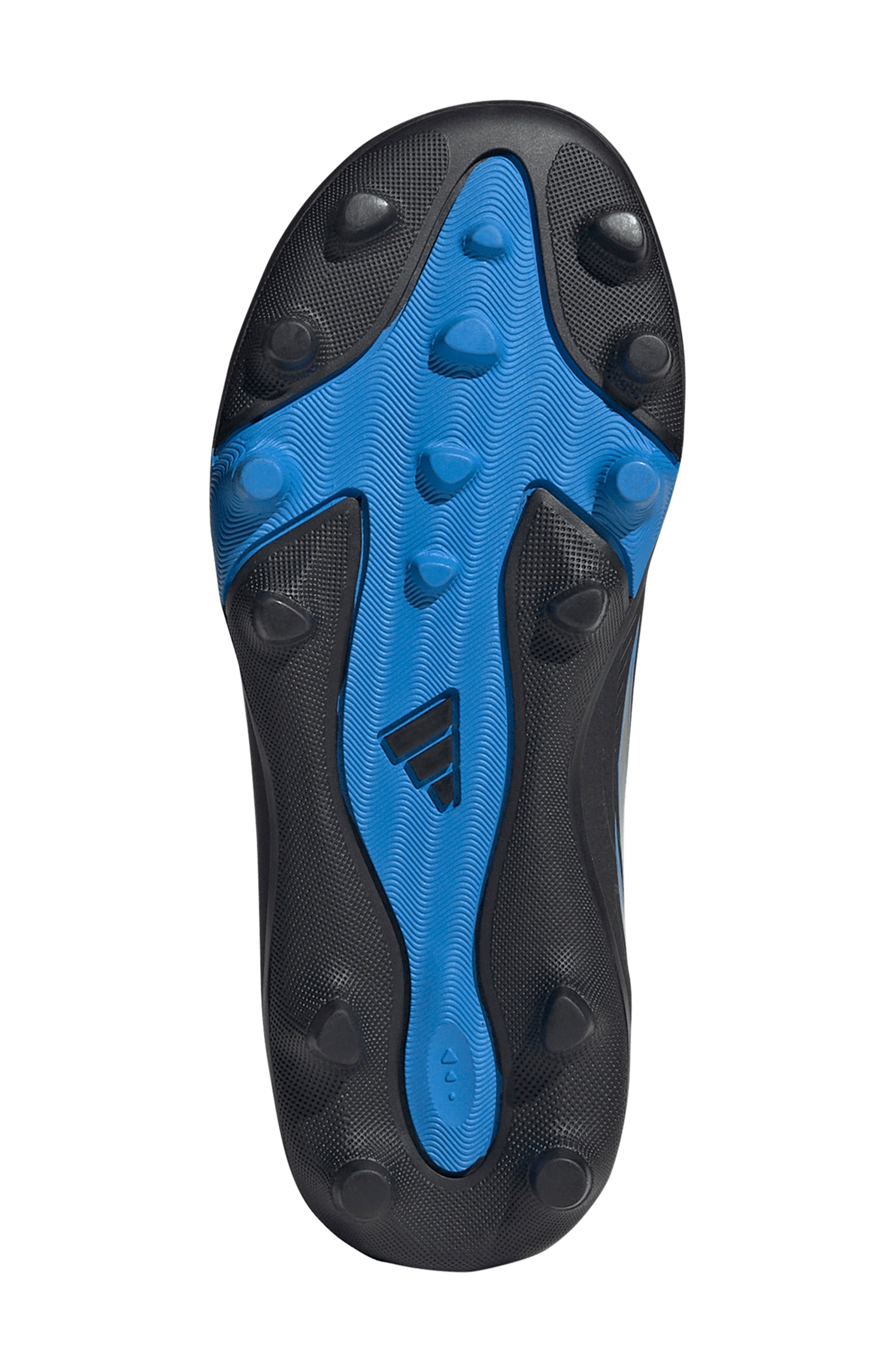 Kids' F50 Hyperfast Club Turf Soccer Shoe, Alternate, color, CORE BLACK/ LUCID RAY BLUE