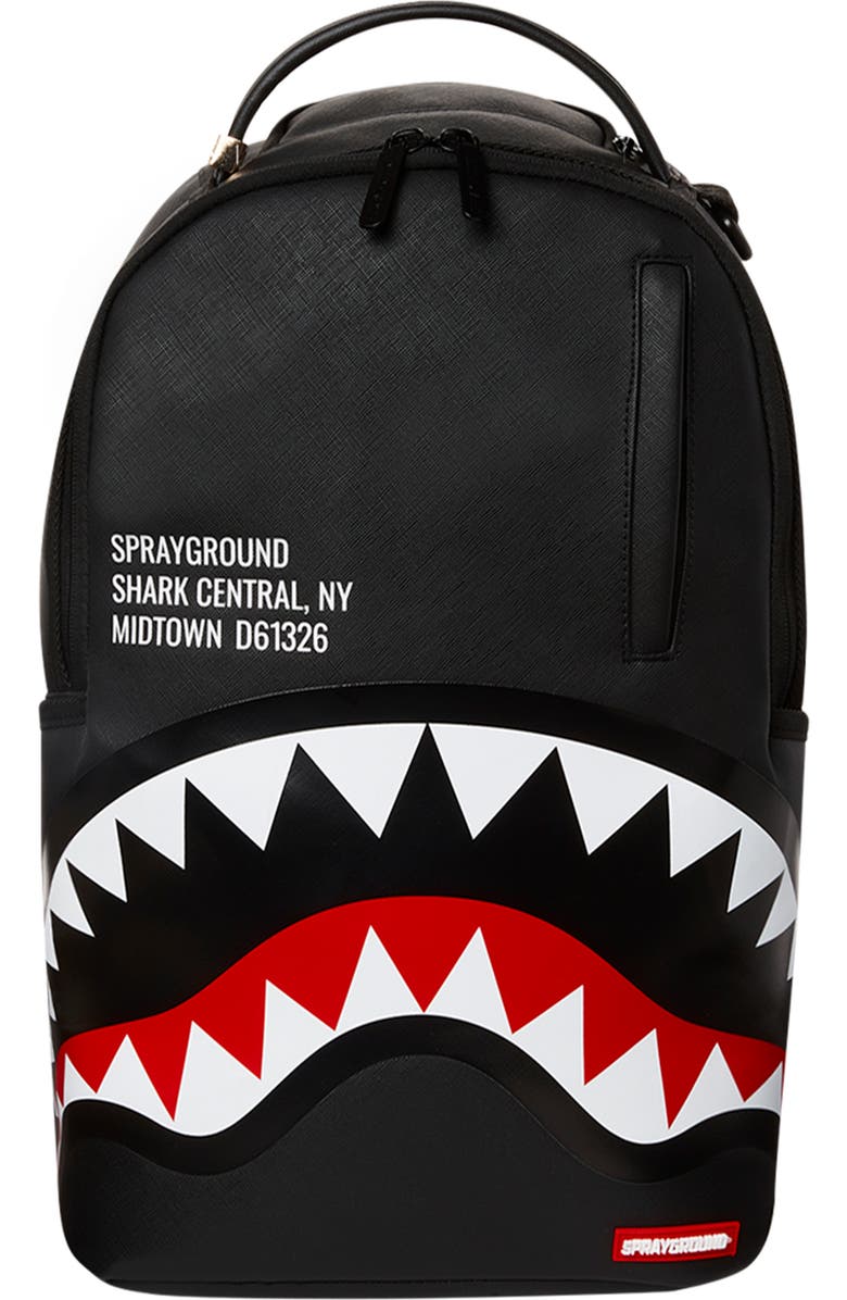 Sprayground Kids' Core B Sharkmouth Backpack, Main, color,