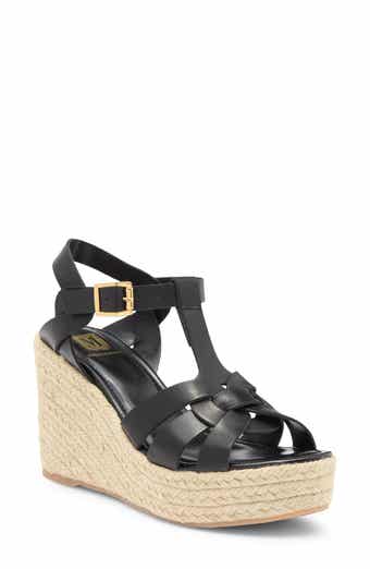 Bruno Magli Estra Espadrille Platform Wedge Sandal
