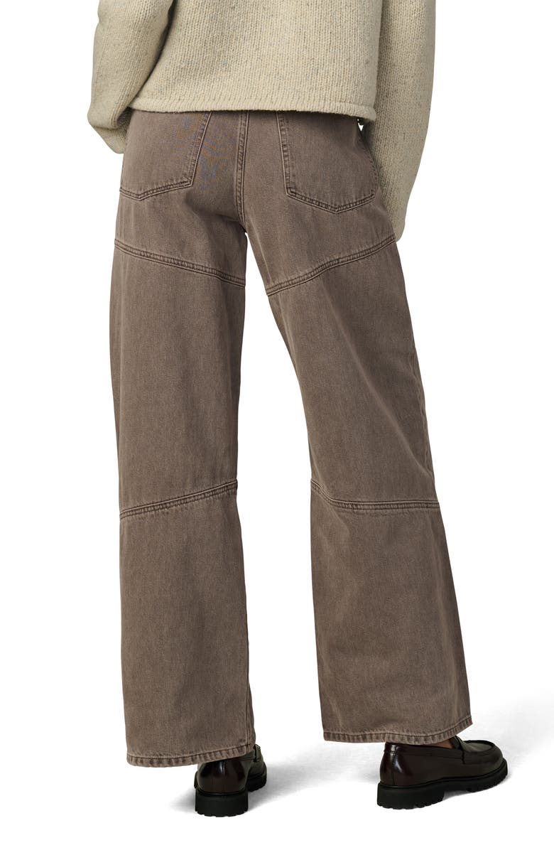 Joe's Jeans The Harlowe Seamed High Waist Wide Leg Jeans, Alternate, color, Tiramisu