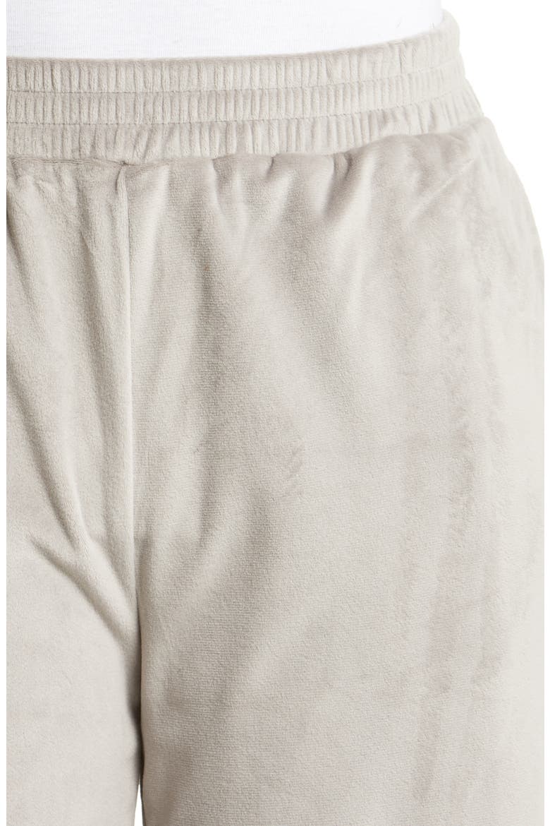Velour Fleece Wrap Sleep Set, Alternate, color, SMOKE