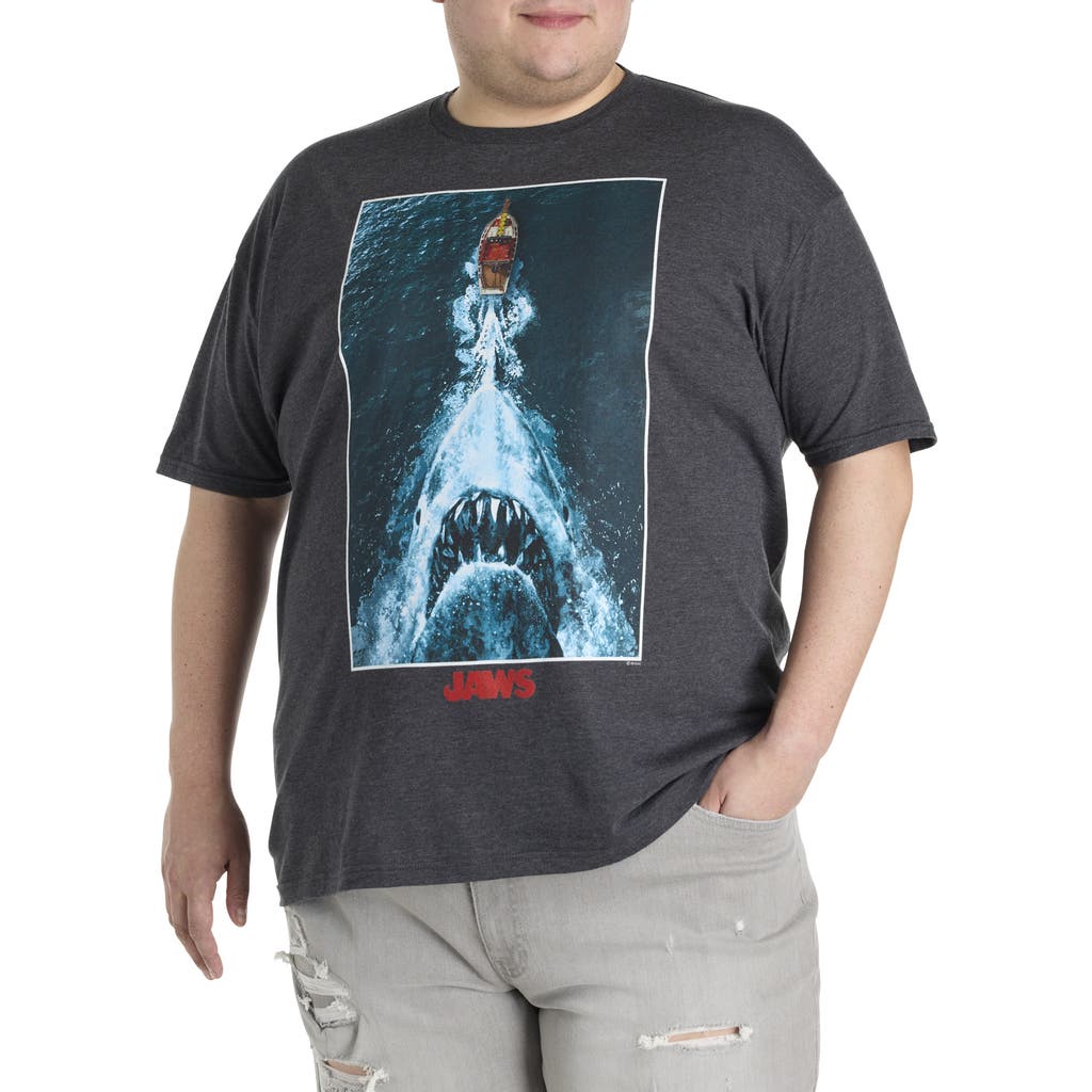 True Nation By Dxl Big & Tall Jaws Graphic Tee