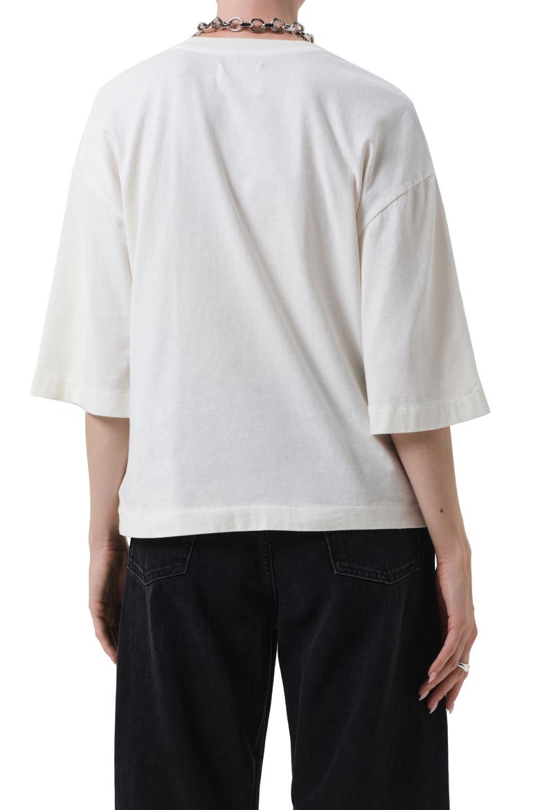Amelia Cotton T-Shirt, Alternate, color, PASHMINA OFF WHITE