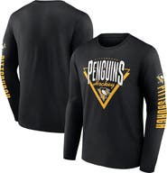 FANATICS Men's Fanatics Black Pittsburgh Penguins Headline Long Sleeve T-Shirt