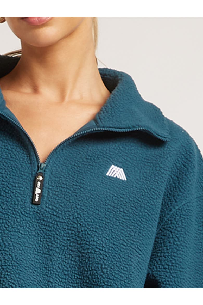 Phoenix Half-Zip Sweatshirt, Alternate, color, Midnight Teal
