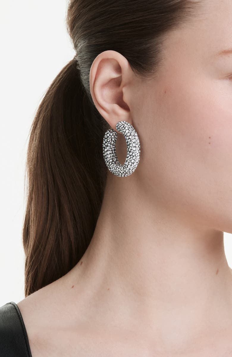 Swarovski Sublima Hoop Earrings, Alternate, color,