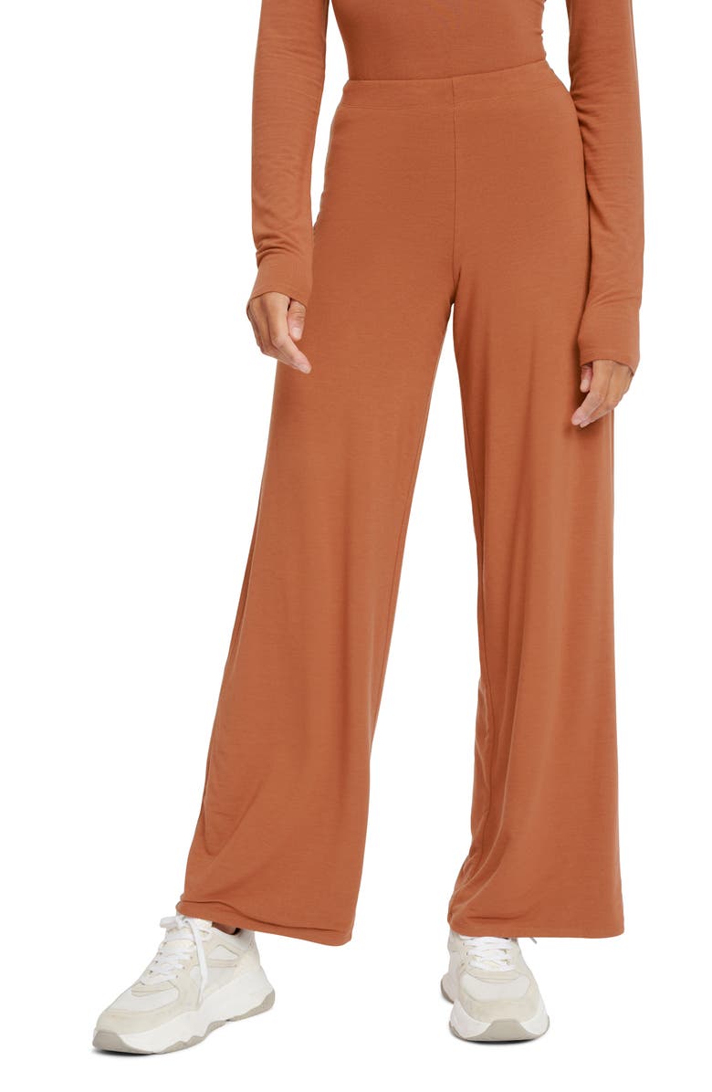 Splendid Everywhere Knit Wide Leg Pants, Main, color,