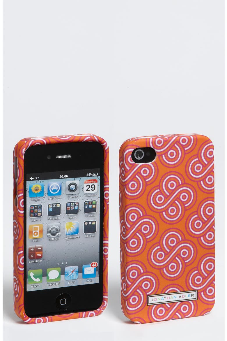 'Gothic Rose' iPhone 4 & 4S Case, Main, color, GOTHIC ROSE ORANGE MULTI