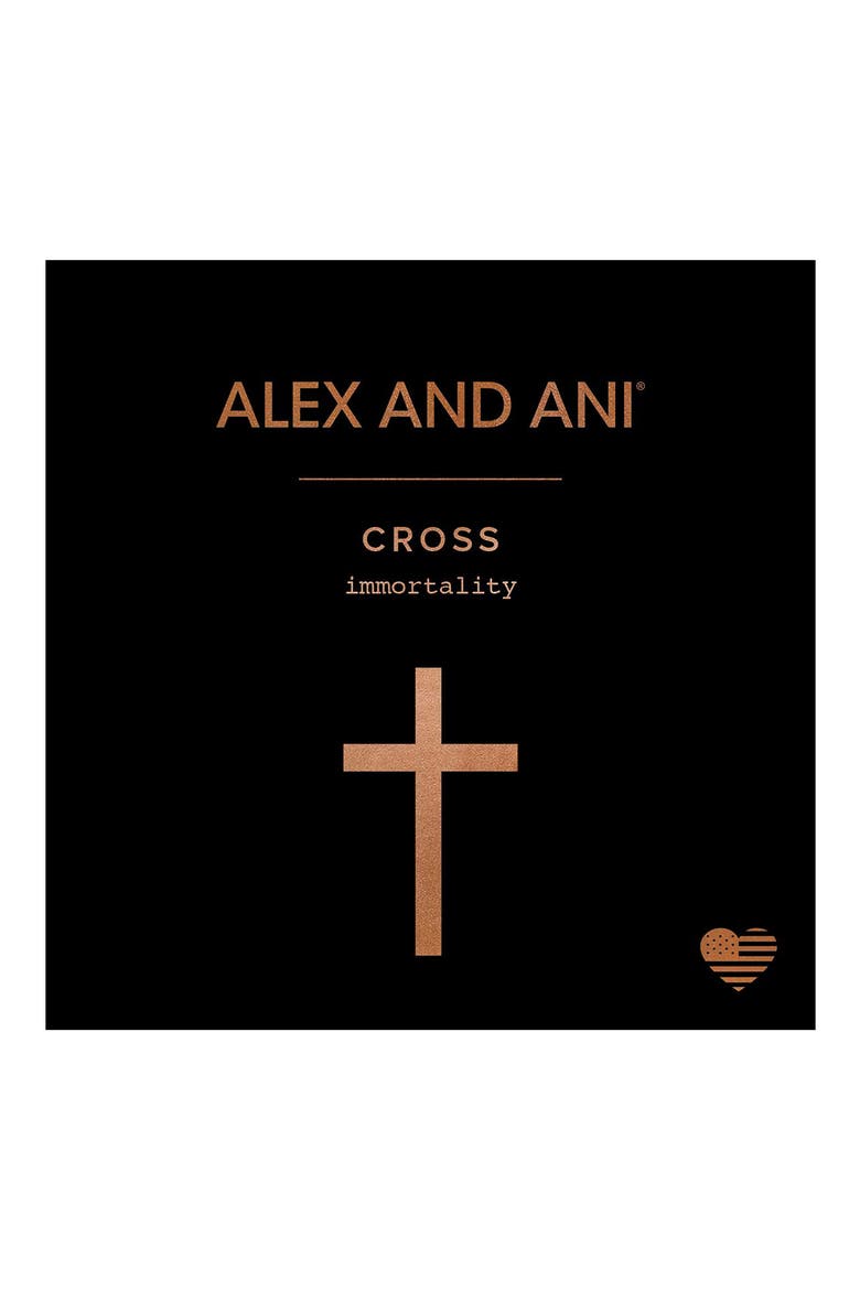 Cross Bangle, Alternate, color, GOLD