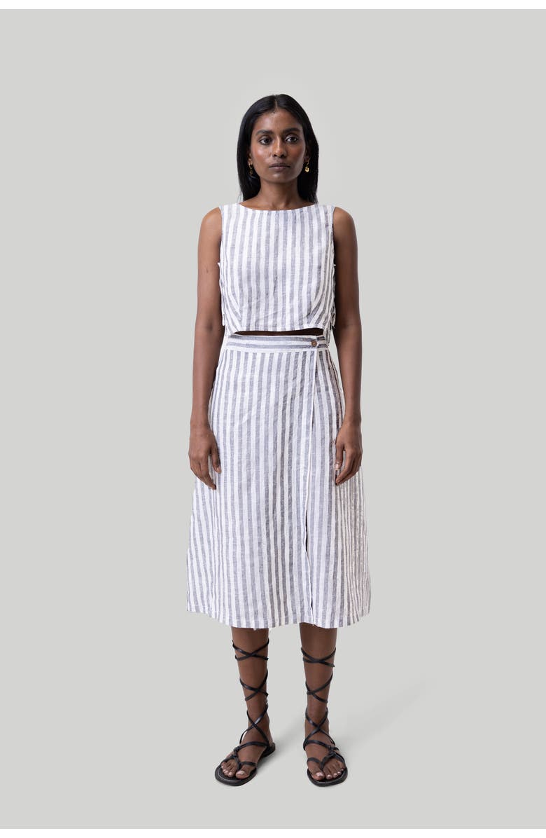 Reistor Breezy Linen Summer Set, Alternate, color, Striped Linen