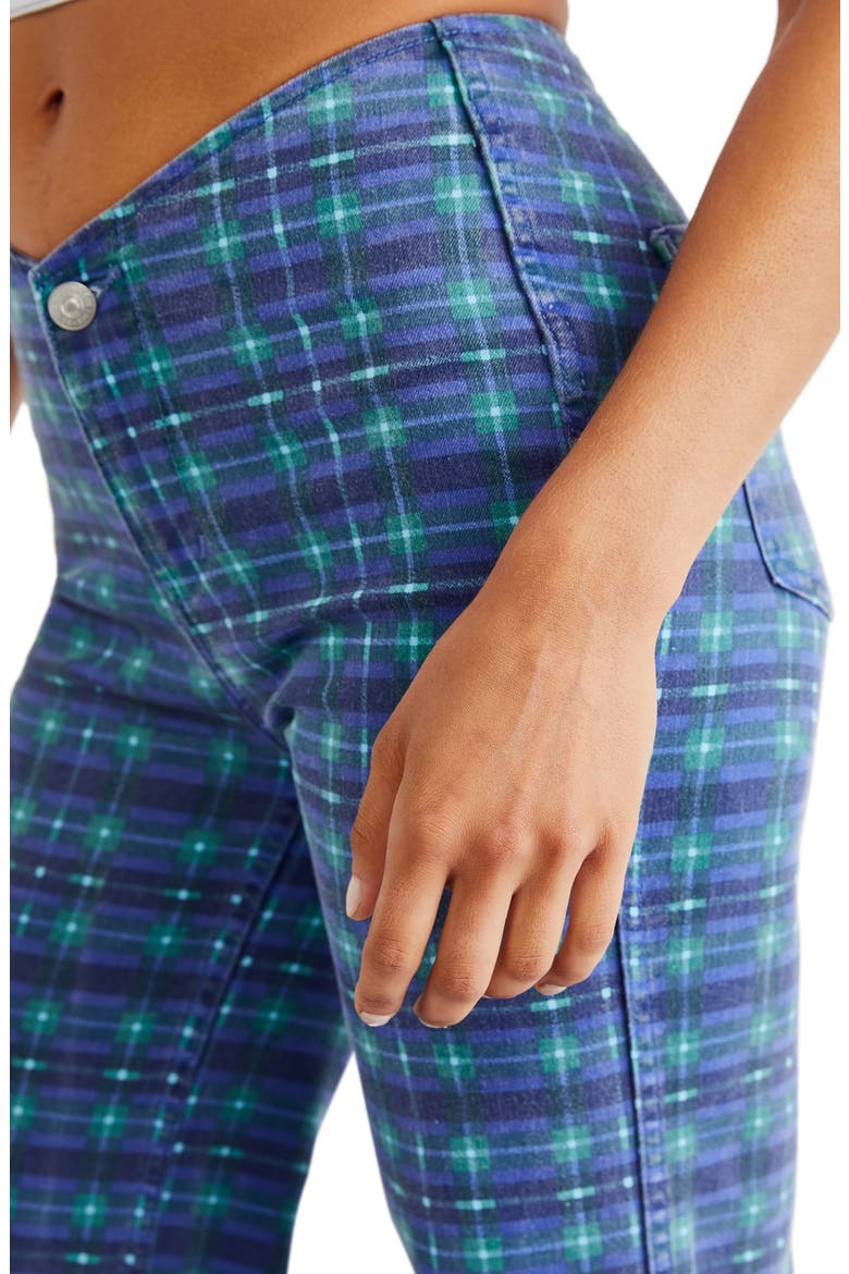Isla Print Straight Leg Jeans, Alternate, color, BLUE COMBO