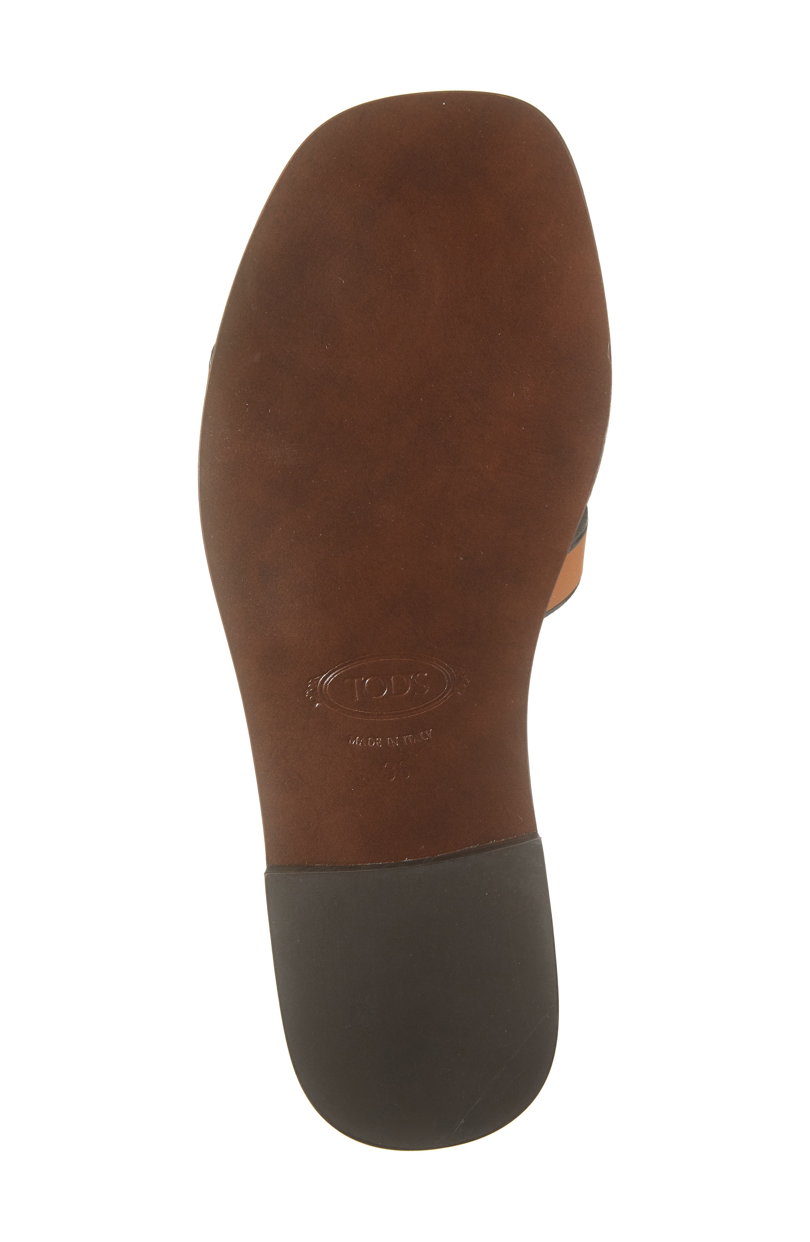 Tod's Kate Chain Detail Slide Sandal, Alternate, color, 