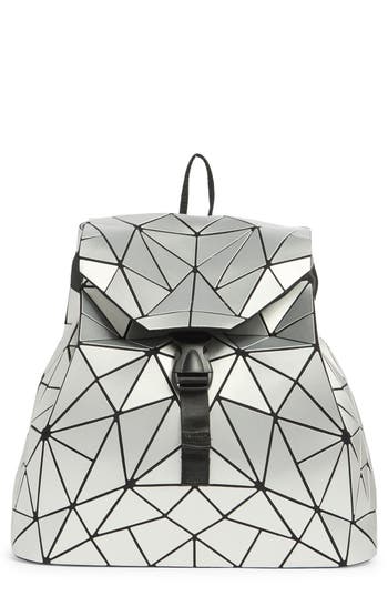 Patrizia Luca Slanted Triangle Backpack In Silver