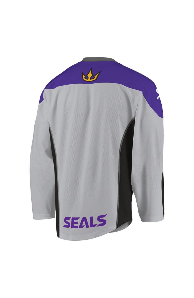 ADPRO Sports Youth Gray/Purple San Diego Seals Replica Jersey, Alternate, color, Gray