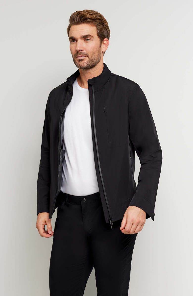 Anatomie Jack Zip Jacket, Alternate, color, Black