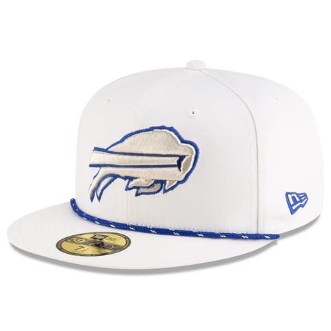 Men's New Era  White Buffalo Bills 2025 Rivalries Collection Sideline Rope 59FIFTY Fitted Hat