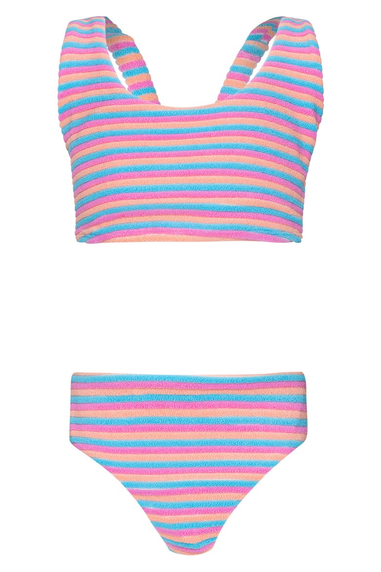 Kids' Finley Two-Piece Swimsuit, Main, color, SHERBERT