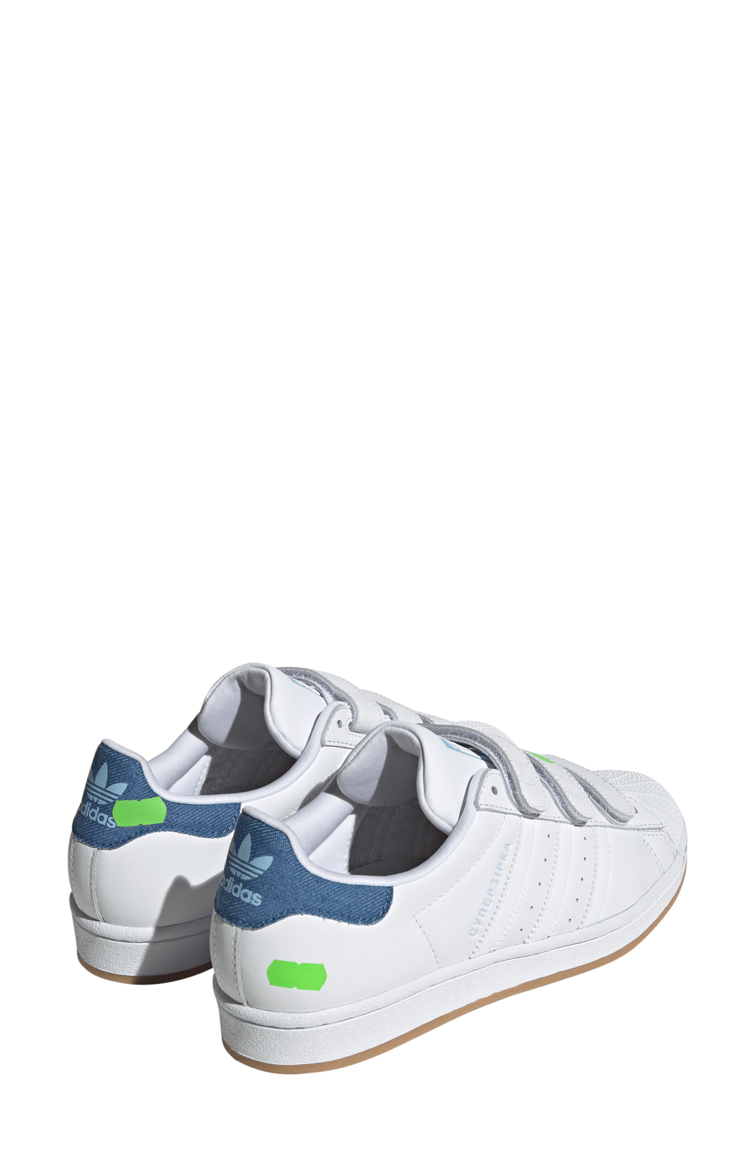 adidas x KSENIASCHNAIDER Superstar Sneaker, Alternate, color, Ftwr White