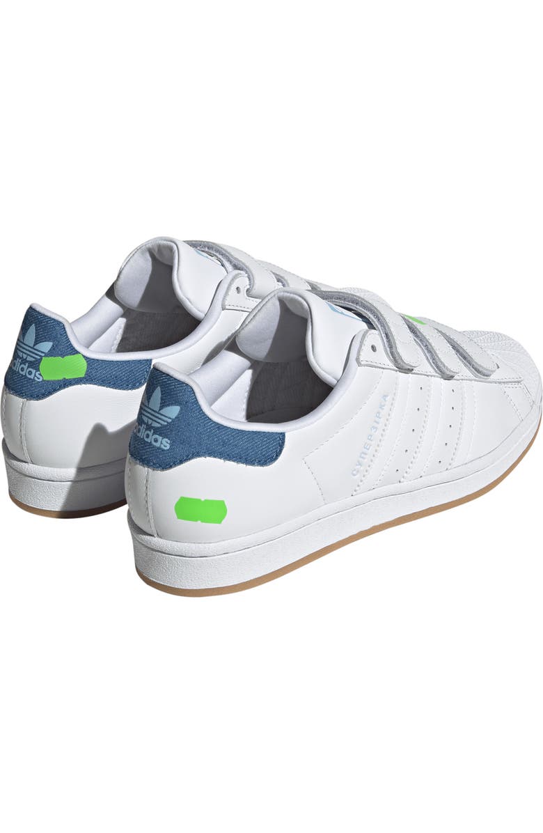 adidas x KSENIASCHNAIDER Superstar Sneaker, Alternate, color, Ftwr White