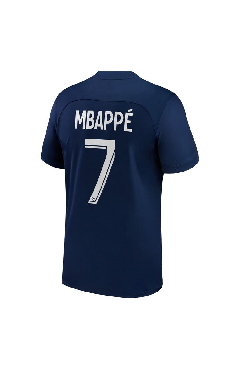 Nike Youth Nike Kylian Mbappé Blue Paris Saint-Germain 2022/23 Home Replica Player Jersey, Alternate, color, 