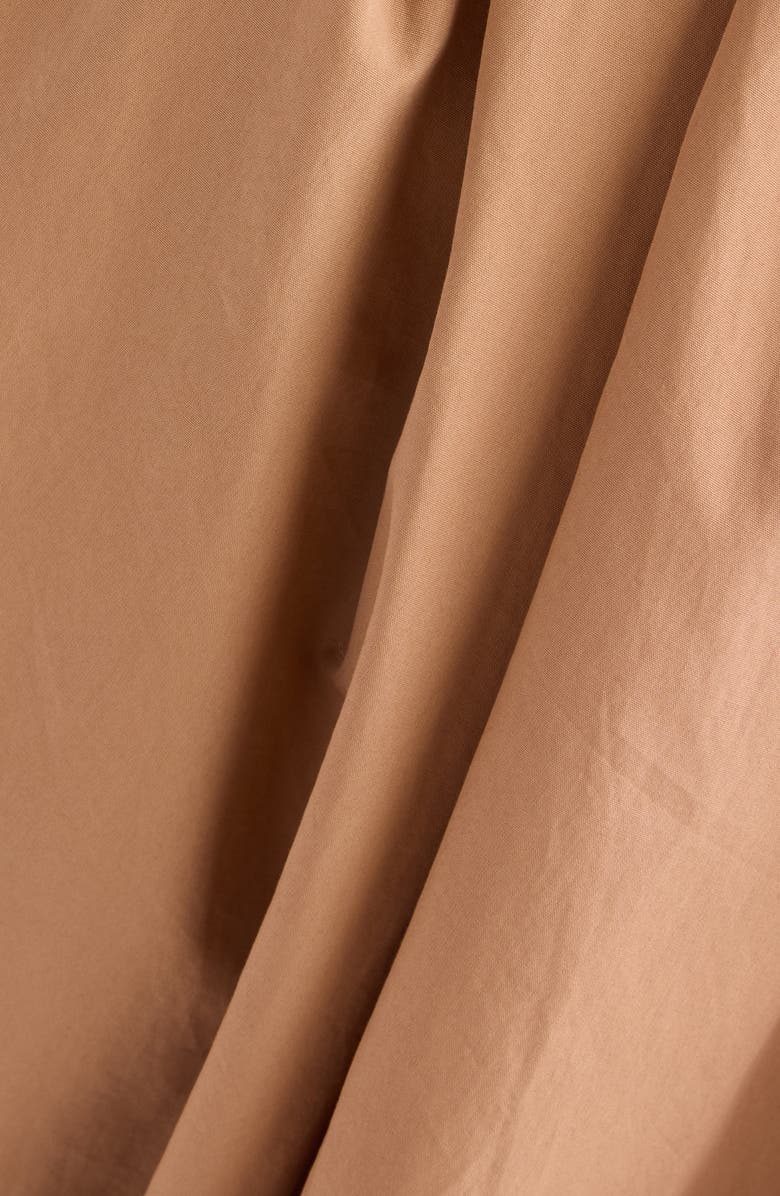 Chloé Draped Organic Cotton Poplin Skirt, Alternate, color, Reef Shell