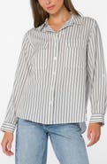 VELVET HEART Talma Roll Tab Sleeve Button-Up Shirt