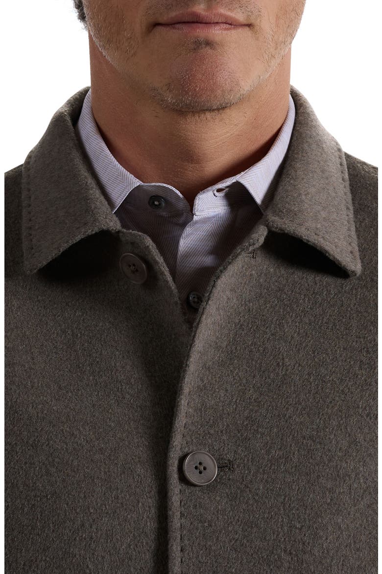 Felted Wool Blend Jacket, Alternate, color, WALNUT