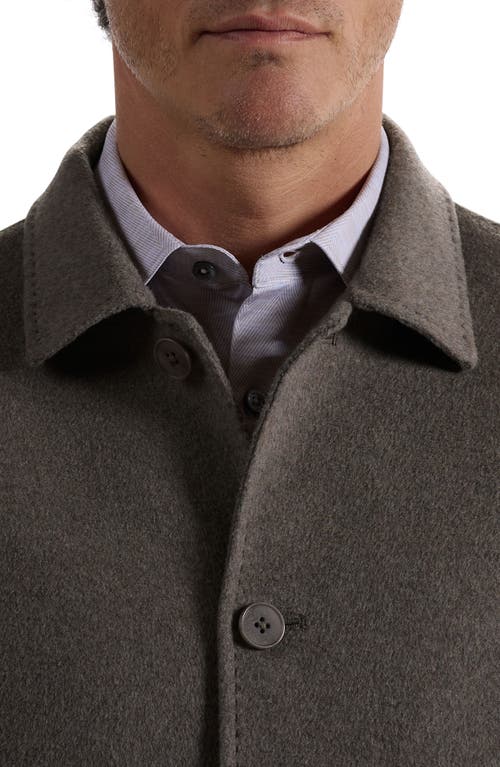 Bugatchi Felted Wool Blend Jacket In Brown