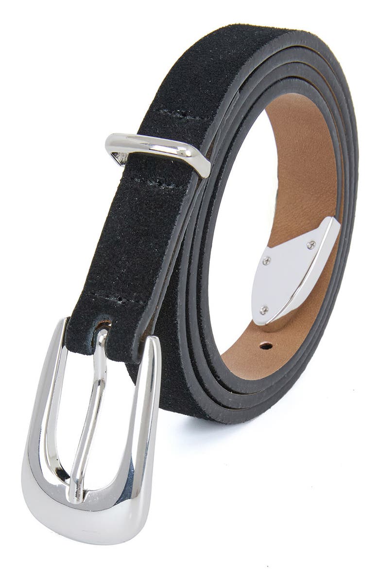 Classic Belt, Alternate, color, BLACK AND SILVER