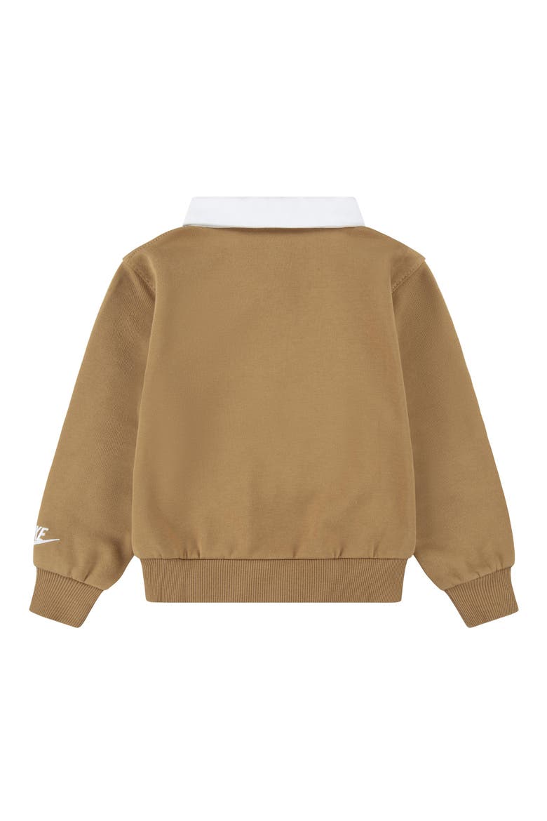 Kids' Sportswear Club Polo Sweatshirt, Alternate, color, XAVFLAX