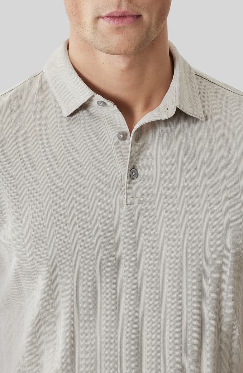 Robert Barakett Caspian Rib Polo, Alternate, color, Moonstone