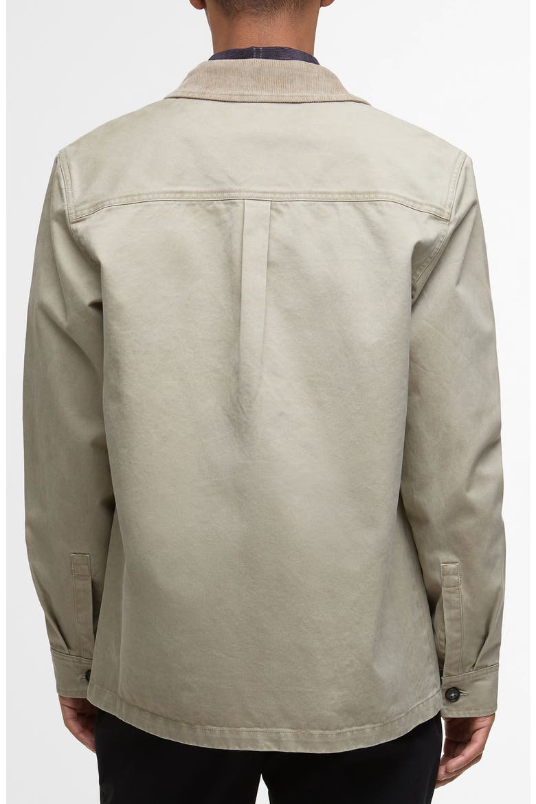 Lenker Twill Zip Overshirt, Alternate, color, STONE