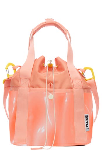 Baboon To The Moon Go-tote Bucket Bag In Orange