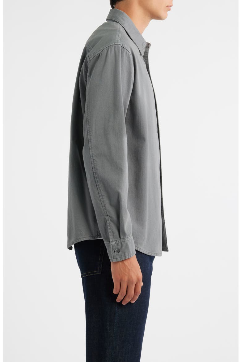 Modern Button-Up Shirt, Alternate, color, OLD BLUE